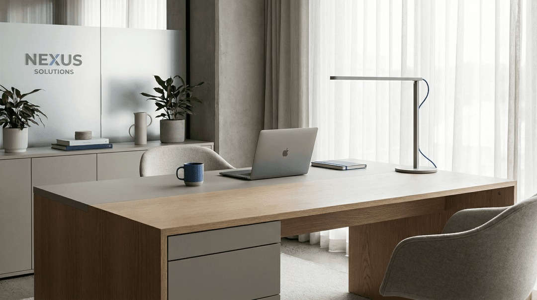 Modern office workspace